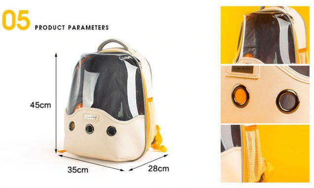 Wholesale Double Shoulder Cat Bag Pet out Backpack