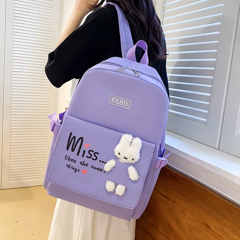 New Design Custom 5 PCS Set Student Tote Kids Backpack School Bag