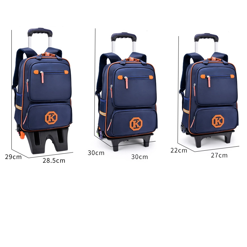 Children School Bags Kids Travel Rolling Luggage Bag Trolley School Backpack Girls Backpack 6 Wheels Child Book Bag