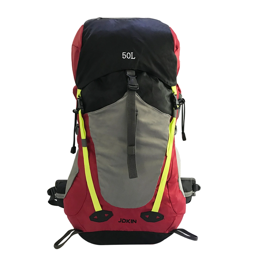 Factory Direct Custom Large Camping Climbing Hiking 50L Outdoor Backpack