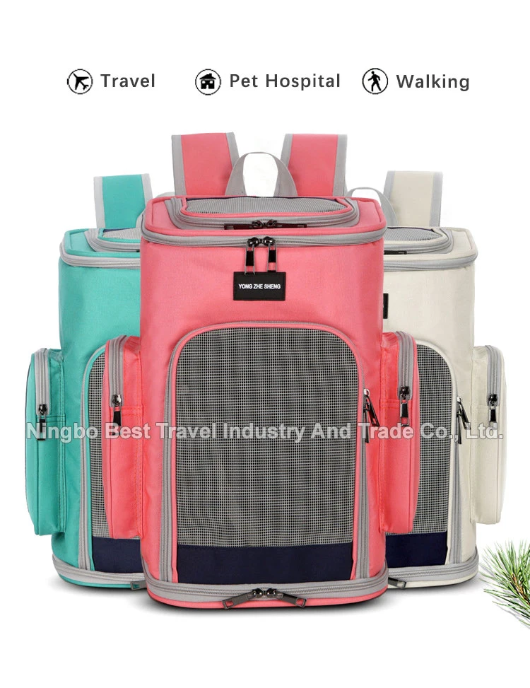 Travel Hiking Camping Small Cats Dog Backpack Carrier Ventilated Breathable Pet Bag