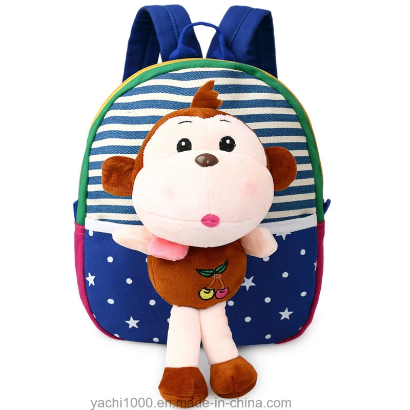 Plush Fashion School Baby Animal Shoulders Bag Backpack