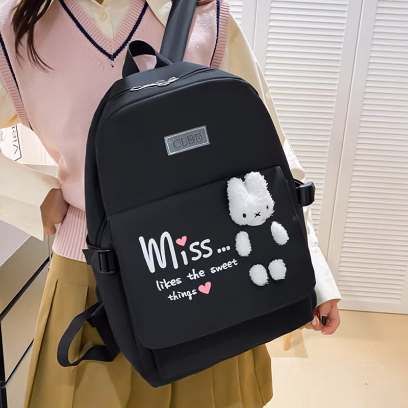 New Design Custom 5 PCS Set Student Tote Kids Backpack School Bag