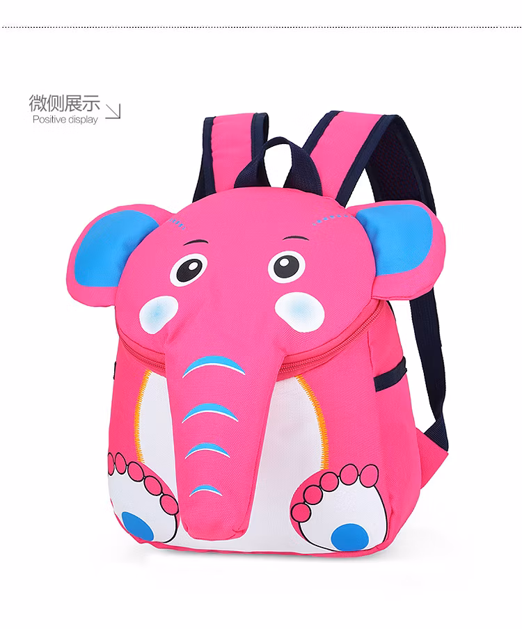 New Cartoon Elephant Children′s School Bag