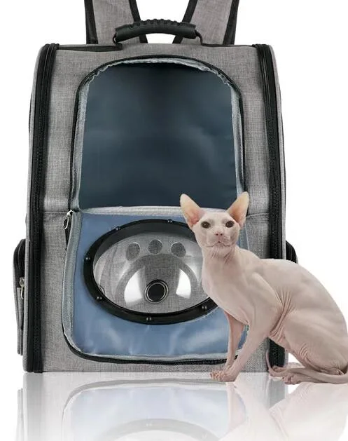 Pet Carrier Backpack for Large Cat and Small Puppy Space Capsule Bubble Cat Carrier