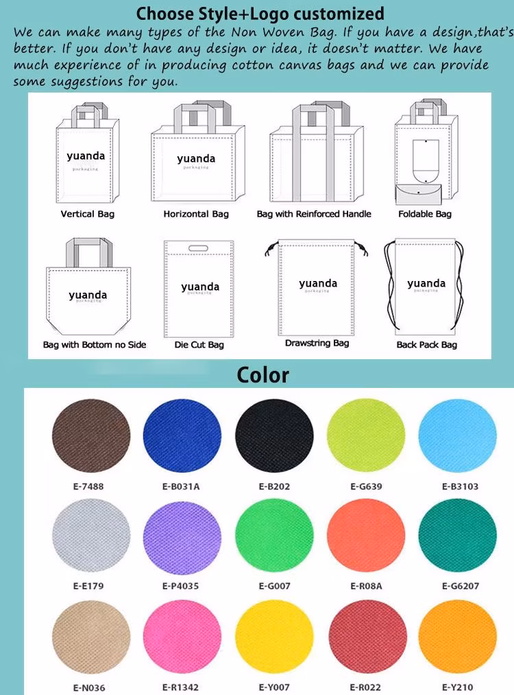 Eco Customized Top Quality Luxury Promotional Cheap Non Woven Shopping Gift Bags