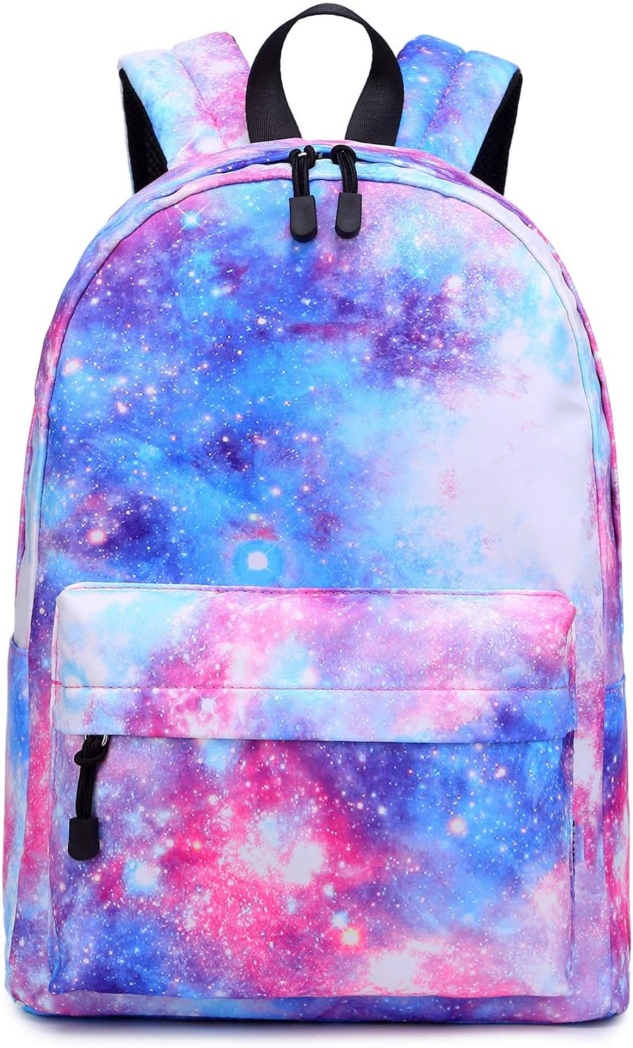 Laptop Backpack for College High Quality Computer Bag with 2 Compartments Galaxy