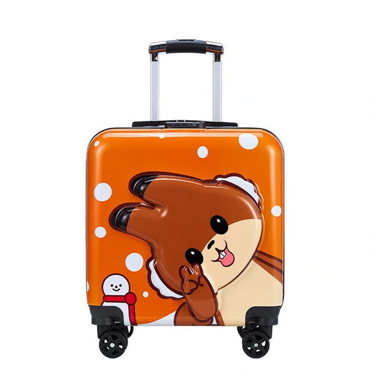 Zonxan Personalized Children Kids Rolling Suitcase Hard Case Luggage Travel Trolley Bags for Kids Children