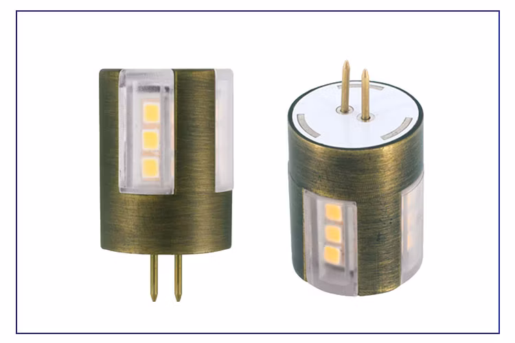Lt104 2W 200lm Equivalent to 20W Halogen Brass Construction Gu4.0 Bi-Pin Base G4 LED Light Bulbs for Landscape Project Path Lights