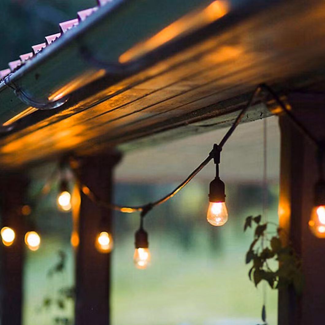 Waterproof Outdoor Holiday Decorative Warm Light String Light LED Garland Lighting Bulb