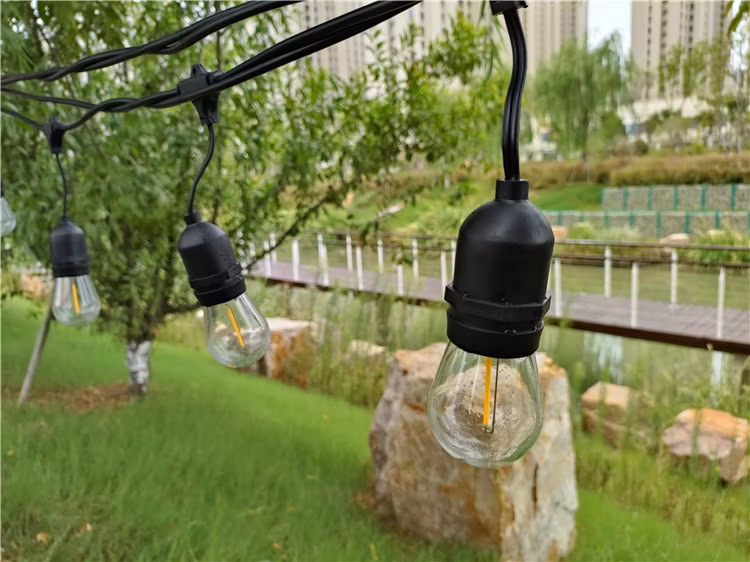 Waterproof Outdoor Holiday Decorative Warm Light String Light LED Garland Lighting Bulb