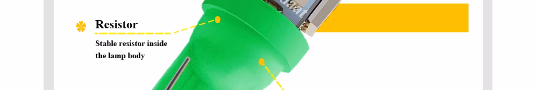 Green T10 194 168 12V LED Interior Bulb Car Dome Vanity Lights