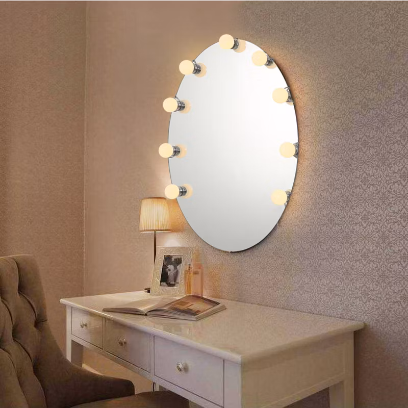 Vanity Backlit LED Mirror Light Lamp Bulbs Whit Make up for Hollywood USB LED Light (WH-MR-02)