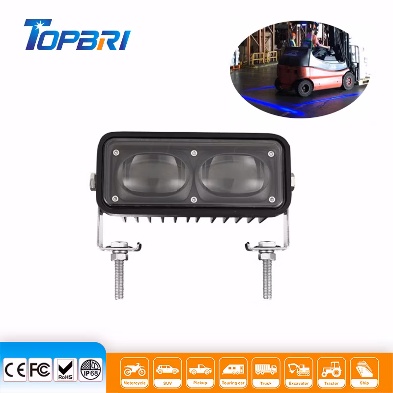 80V Osram Red LED Safety Forklift Work Lamp for Jumbo Forklift Truck Machine