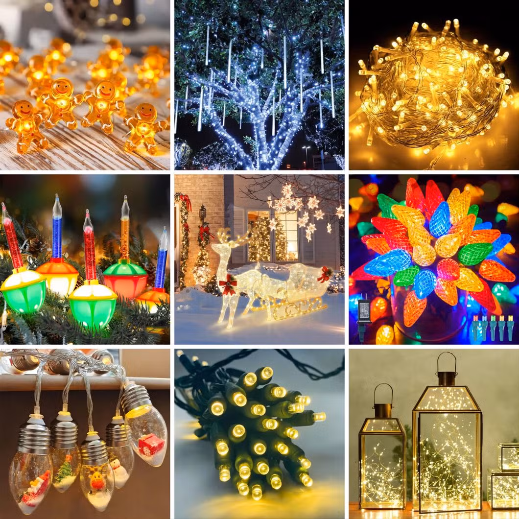 OEM Factory Customized Xmas Rope Light Christmas Light LED Bulb Xmas Waterfall Light LED Christmas Tree Light Small Christmas Tree Light Manufacturer in China