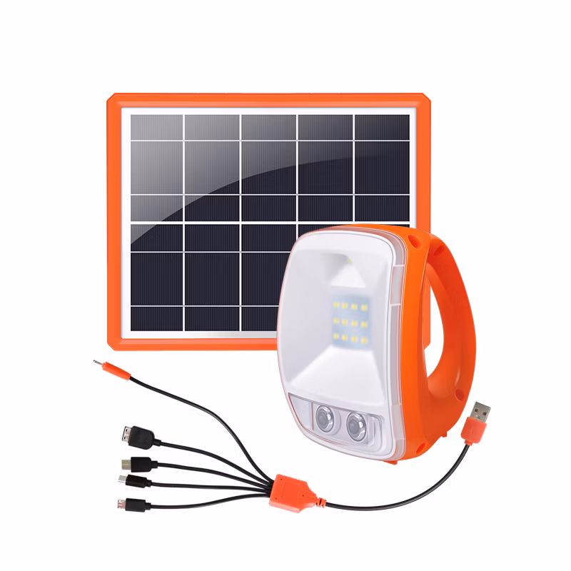 Lighting Global Certified Emergency Solar Lantern Solar Light P7 Waterproof with Super Bright LED Bulb