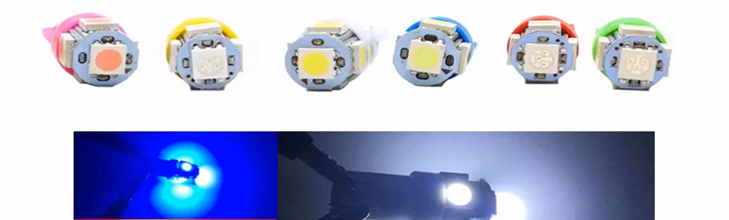 Green T10 194 168 12V LED Interior Bulb Car Dome Vanity Lights