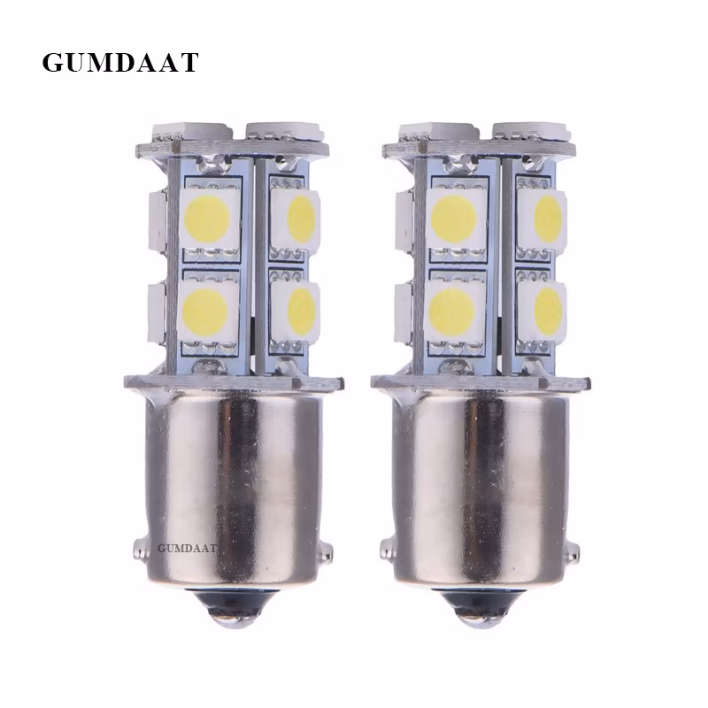 1156 LED Bulb White Super Bright Bulb Replacement for 1156 Ba15s 7506 1141 1073 1003 RV 5050 13SMD Interior Camper Light Bulbs Trailer