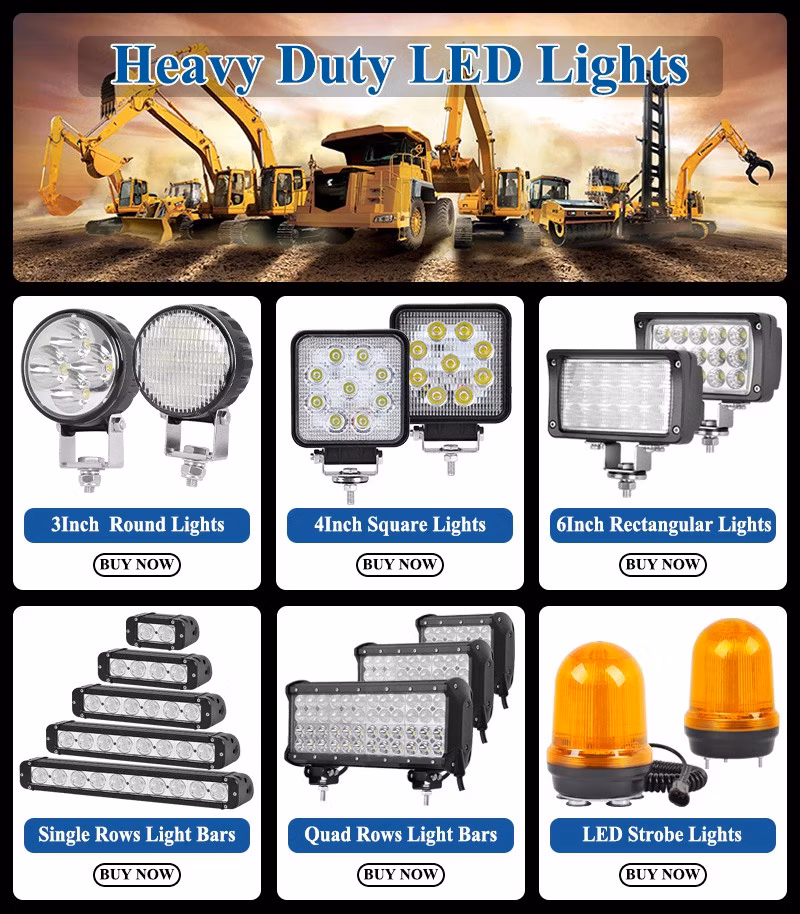 10-80V DC Small Size Blue Vehicle LED Warning Signal Light Forklift Lamp