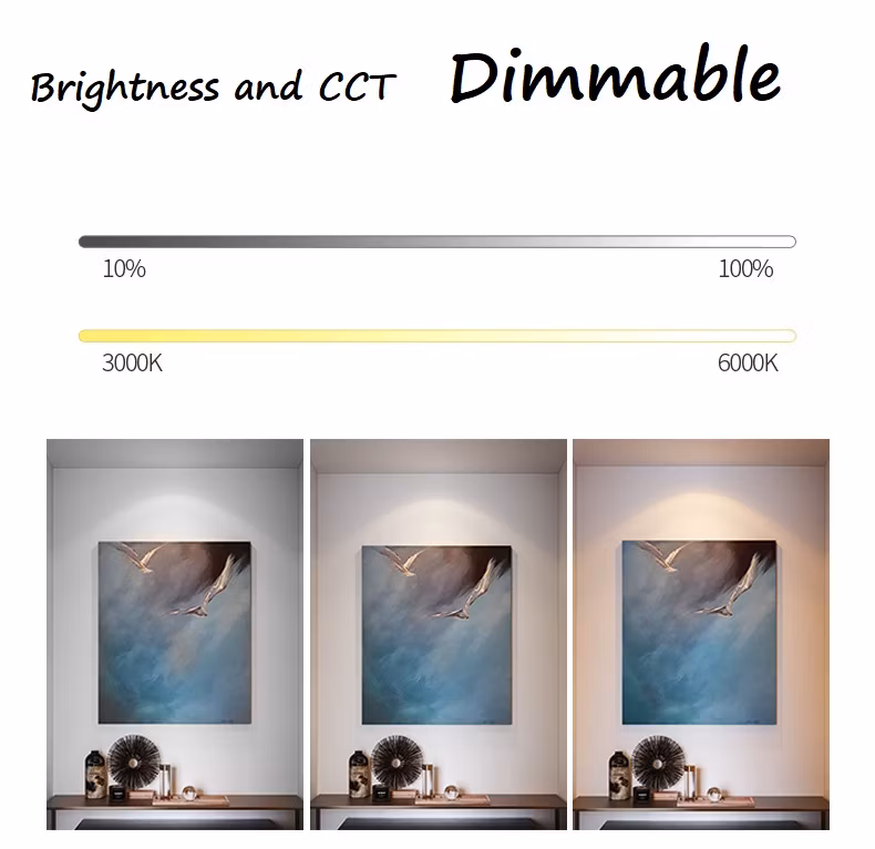 Household Recessed Lamp Trimless LED Ceiling Down Light with GU10 Bulb Replacement