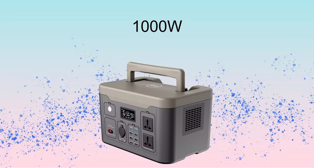 Hot 1089wh 1000W Bank Supply Mobile Portable Solar Generator Stations Power Station