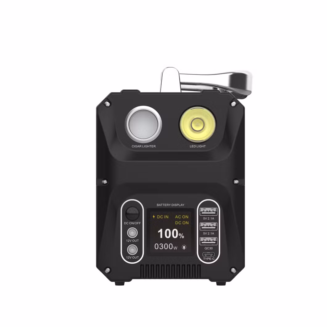 135, 000mAh 500wh AC500W Output Lithium Battery Bank Portable Power Station for Camping Outdoor Emergency Battery