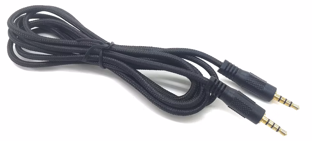 Shielded 3.5mm Stereo Audio Cable for Home and Car