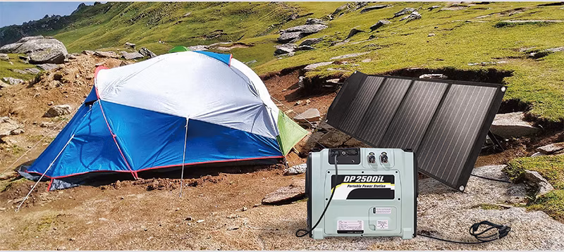 Portable 2000W Quick Power Boost Fast Charging Portable Solar Power Station