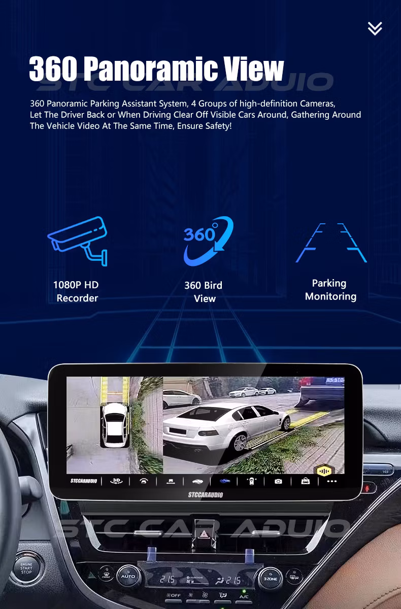 12.3 Inch 1DIN Android Car Radio DVD Player Stereo Autoradio Support Qled Touch Screen GPS Navigation Auto Multimedia Player