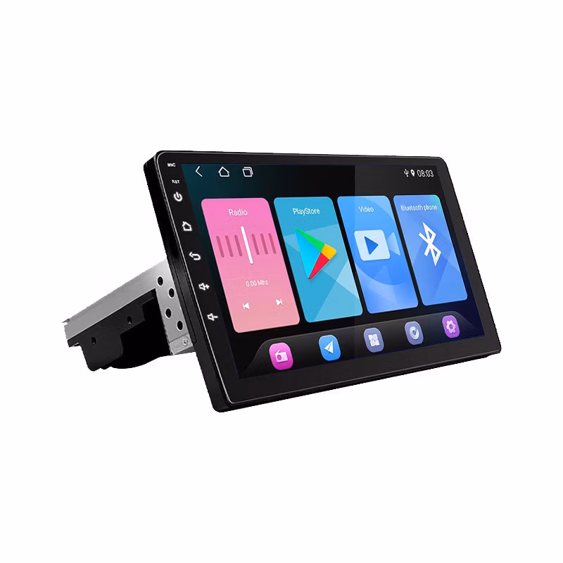 1 DIN Universal 9 Inch Touch Screen GPS Radio Stereo Android Car DVD Player with Navigator Model DSP Function RAM Make
