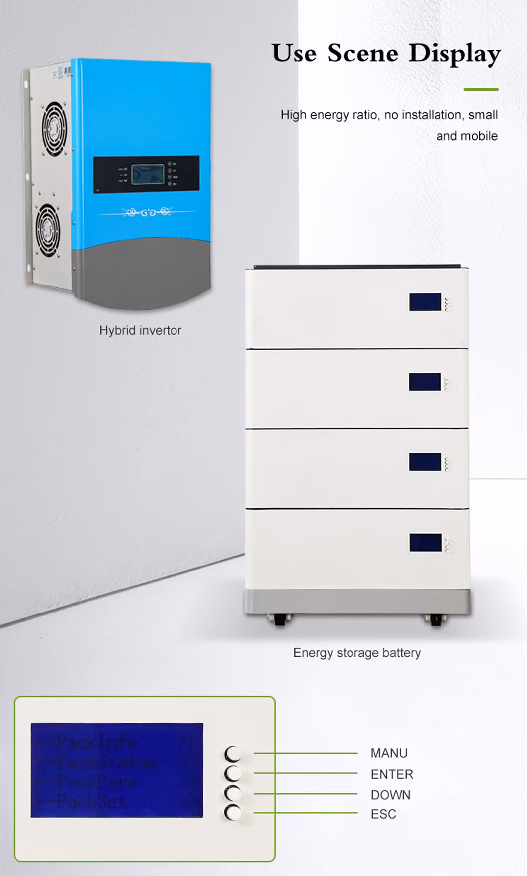 Customized 20.8kwh 51.2V102ah Home Energy Station System AC Output Rechargeable USB Charging Power Station for Home Global Hot Sale