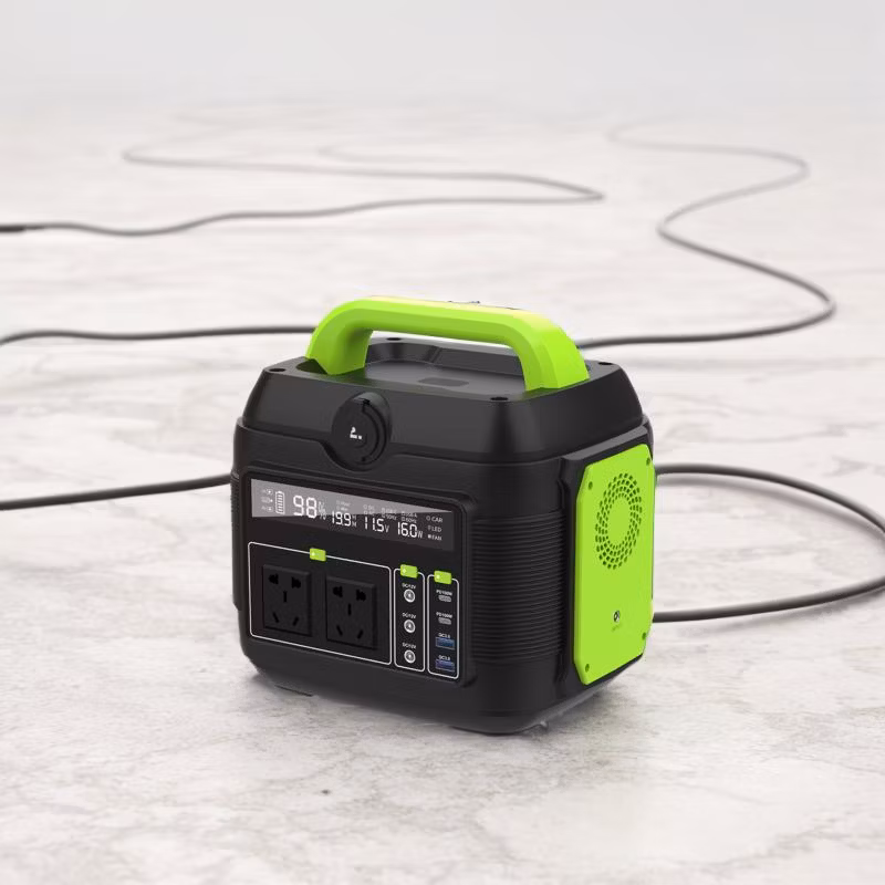 Portable 220V 600W Outdoor Camping Energy Storage Mobile Generator Emergency Charger Solar Power Supply Station Power Bank for Outdoor