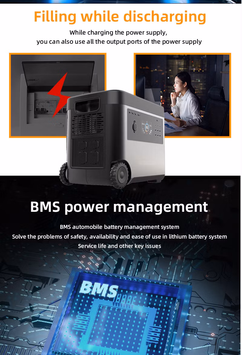 Household Backup Emergency Power Station Camping Solar Power Station