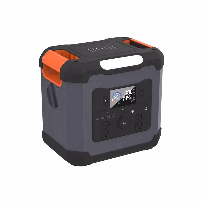 Large Capacity Lithium Battery Pack 1500W Portable Solar Generator 230V Power Station for Energy Home System Solar Energy System