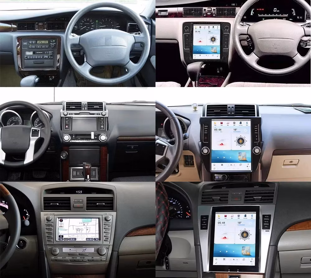 13.6inch Android Screen for Toyota Crown 2015-2018 with GPS WiFi 4G Carplay+DSP Car DVD Player