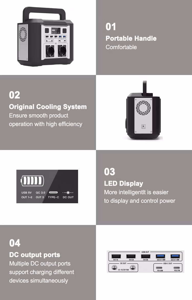 Hot Sale Camping Emergency 300W Watt Portable Power Station
