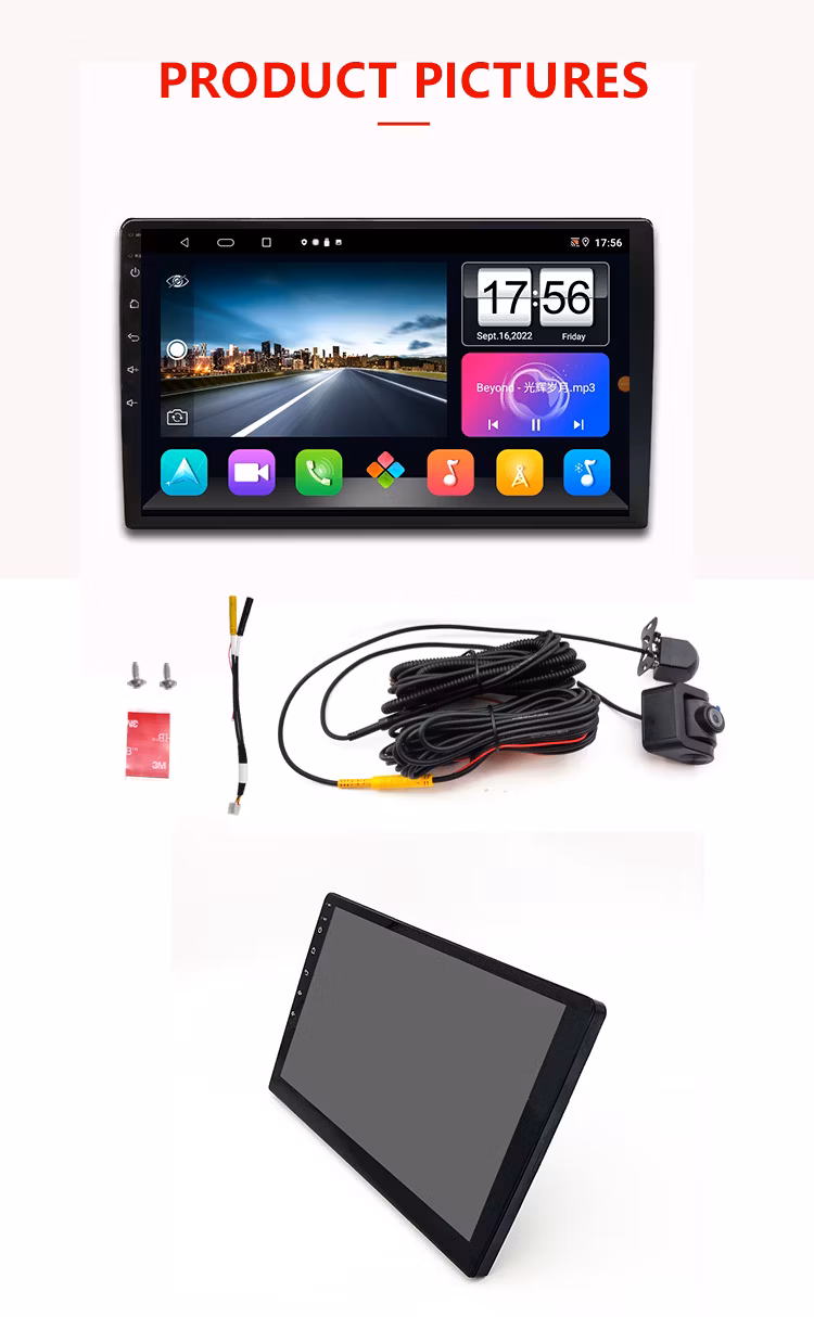 Wemaer 3D Bird View Vehicle Waterproof Camera Car Navigation Touch Screen Car DVD Player Built-in HD Android Navigation