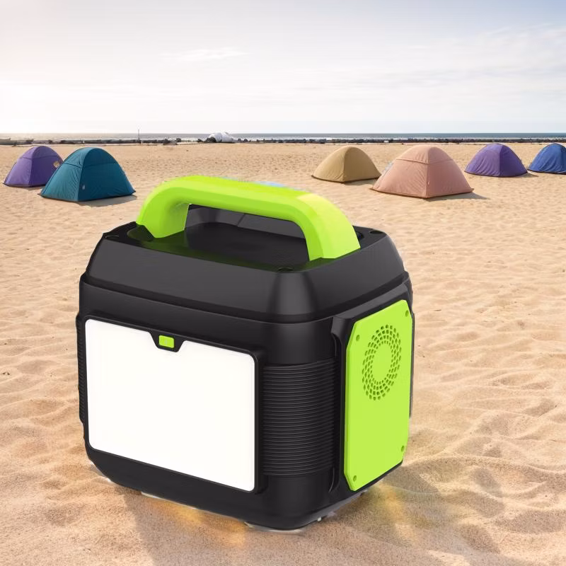 Portable 220V 600W Outdoor Camping Energy Storage Mobile Generator Emergency Charger Solar Power Supply Station Power Bank for Outdoor