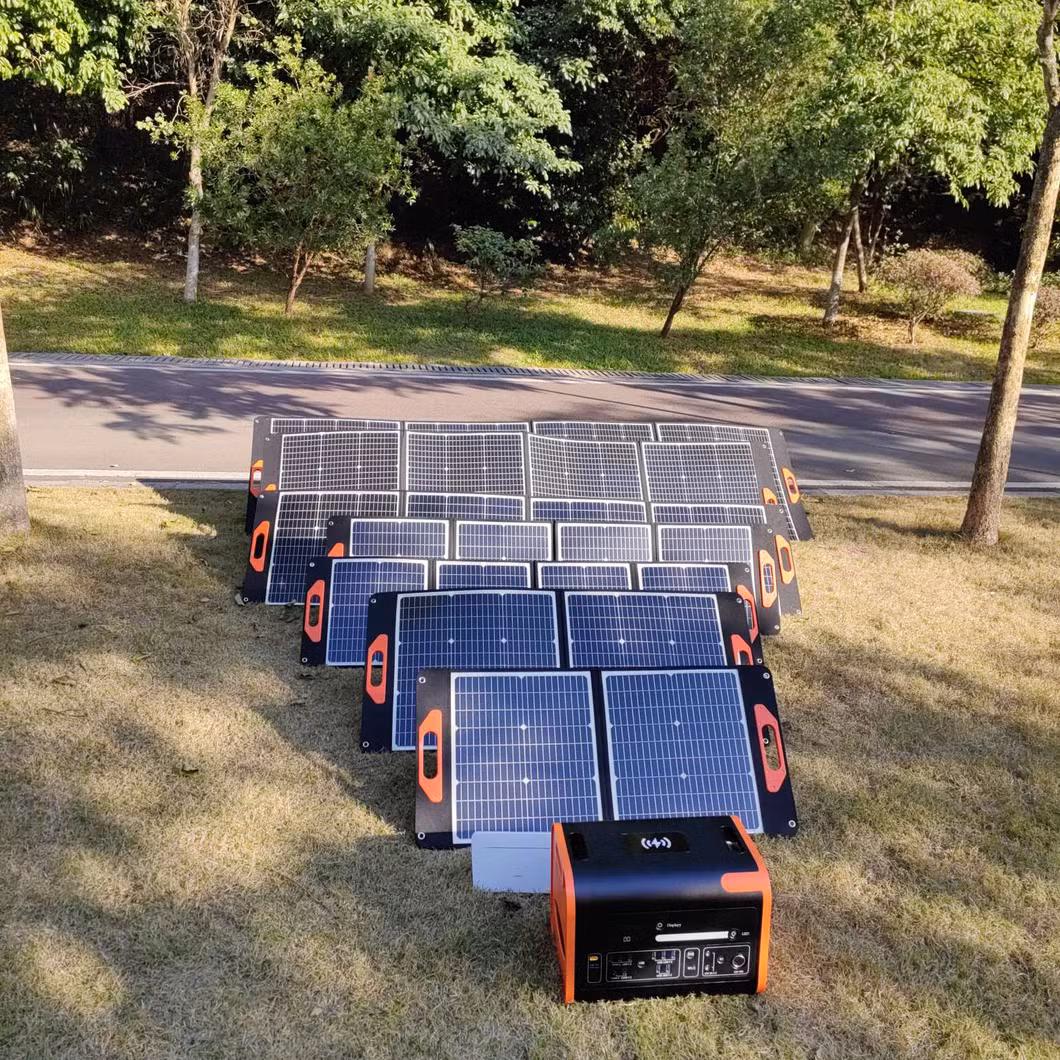600W 1000W Outdoor Travel Charging Power 2000W 2200W Portable Solar Power Station