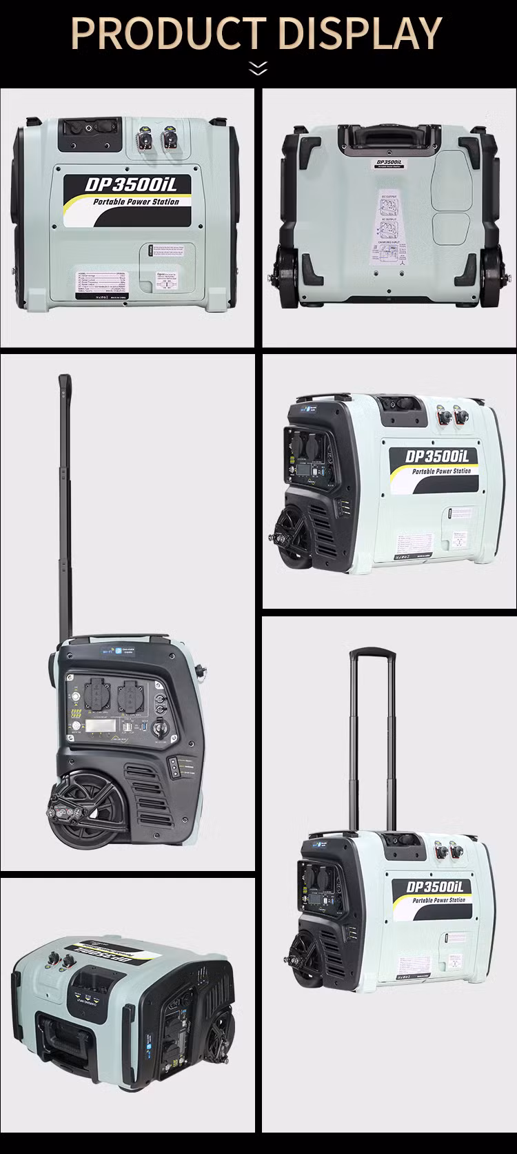 3kw 3.5kw 2688wh LiFePO4 Battery UPS Function Portable Power Station