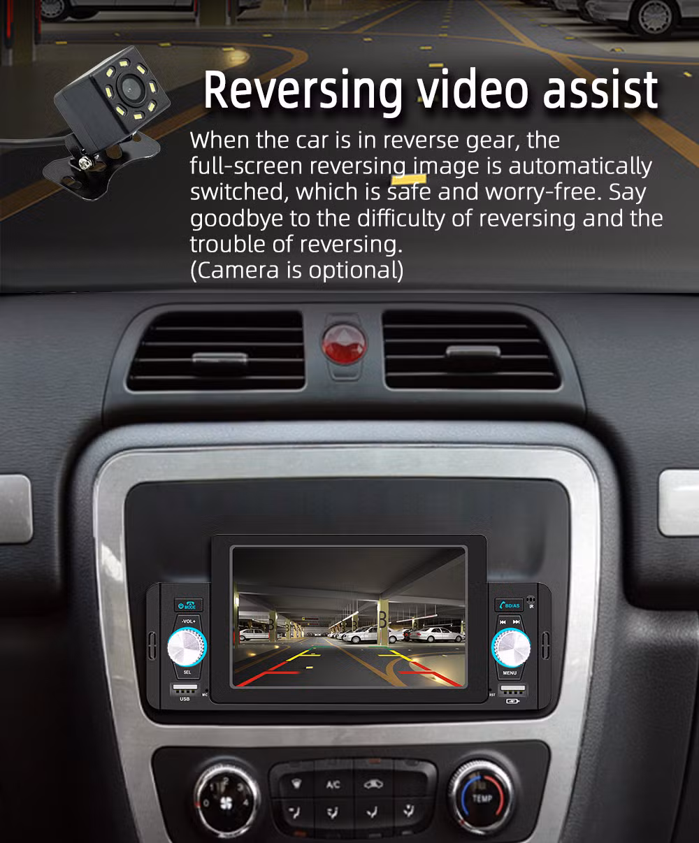5 Inch Car Radio 1 DIN Carplay Android Auto Multimedia DVD Player