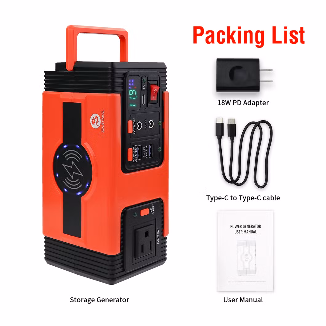 2024 Portable Power Bank Station Power Generator 100W for Camping Outdoor Car Power Station