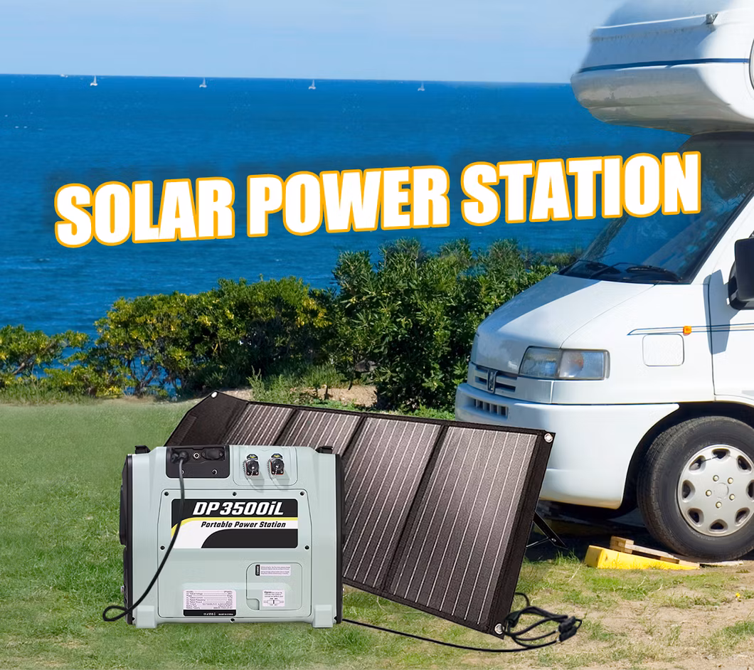 Drivelong 1500W 2048wh Universal Socket Portable Solar Generator Mobile Power Station Solar Panels From LiFePO4 Pure Sine Wave MPPT