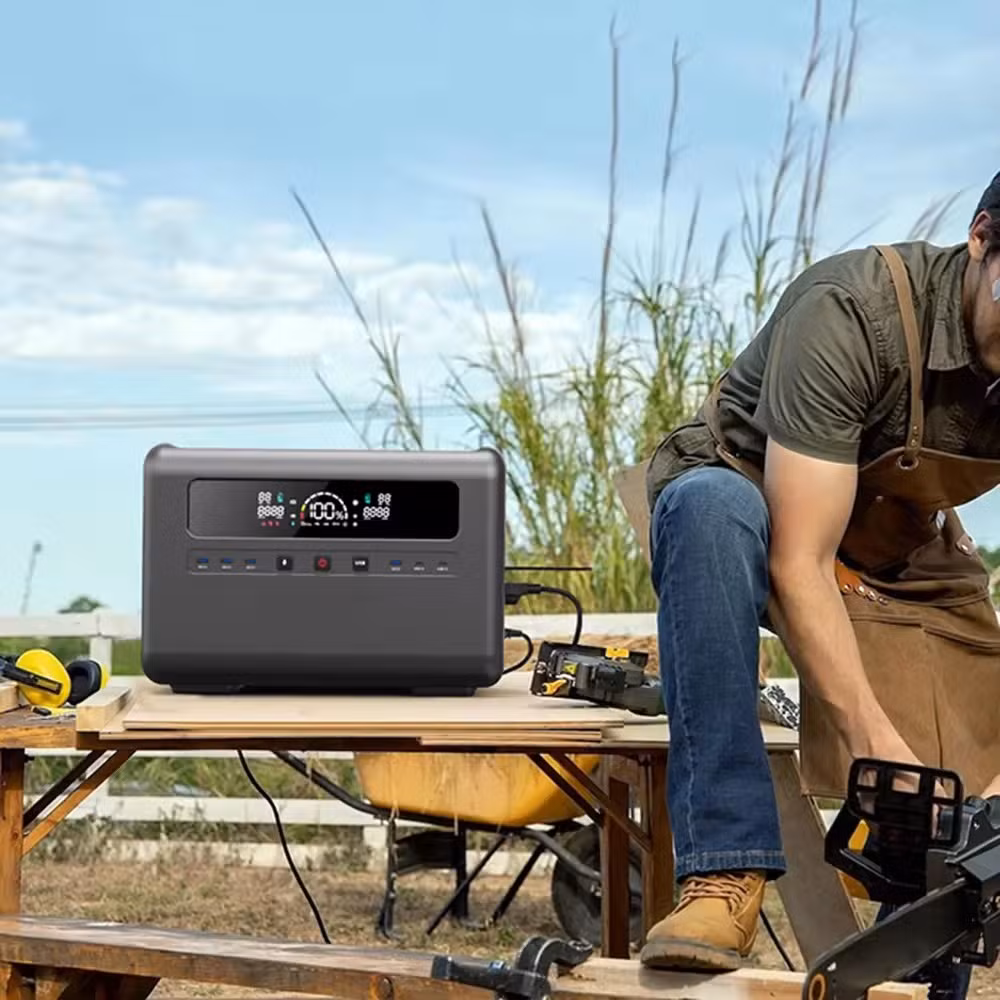 230V EU Plug 2400W 3000W Power Station LiFePO4 Solar Generator Portable Power Station for Emergency Outdoor