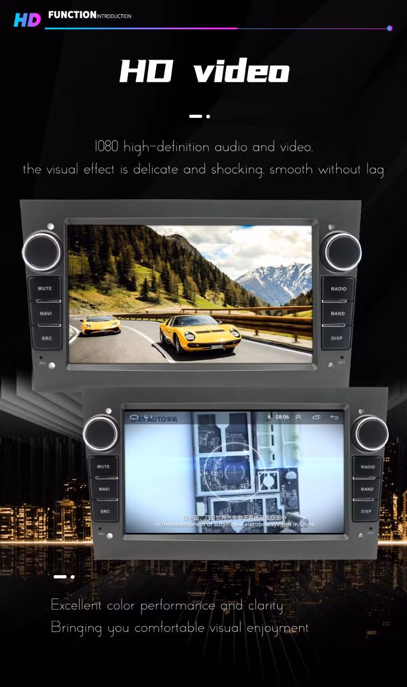Car Accessories 7 Inch 2+32g FM Radio Navigation Audio System Android Multimedia Video Car DVD Player