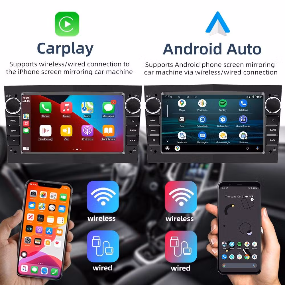 Car Accessories 7 Inch 2+32g FM Radio Navigation Audio System Android Multimedia Video Car DVD Player