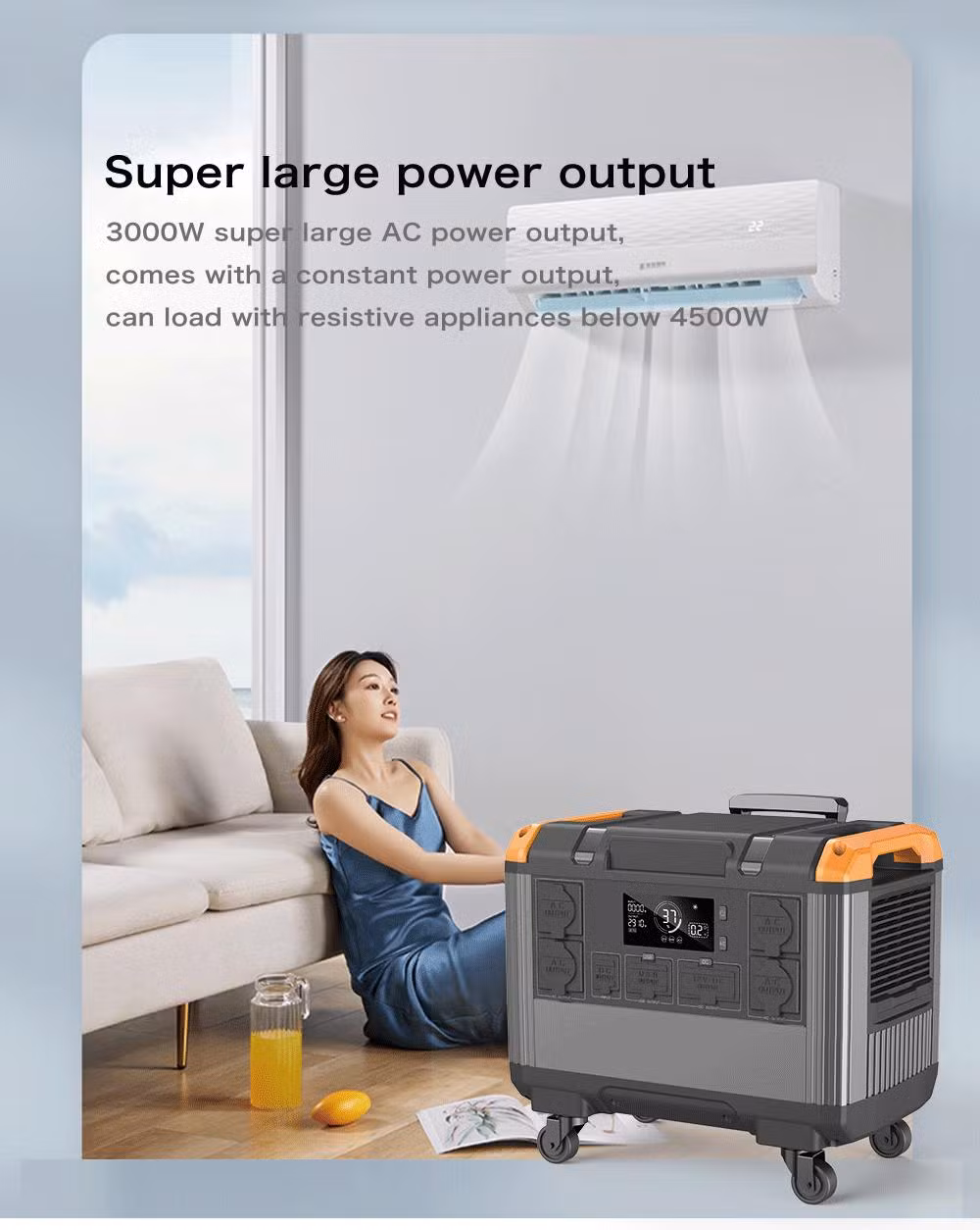 3000W Portable Power Station for Outdoor Adventures