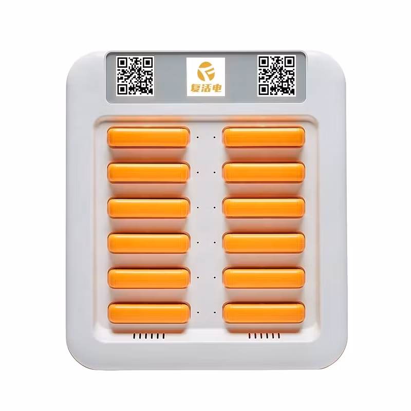 2025 New 8 Slots Shared Power Bank 5000mAh Sharing Power Bank Rental Sharing Station Portable Charger for Store Hotels Hospitals