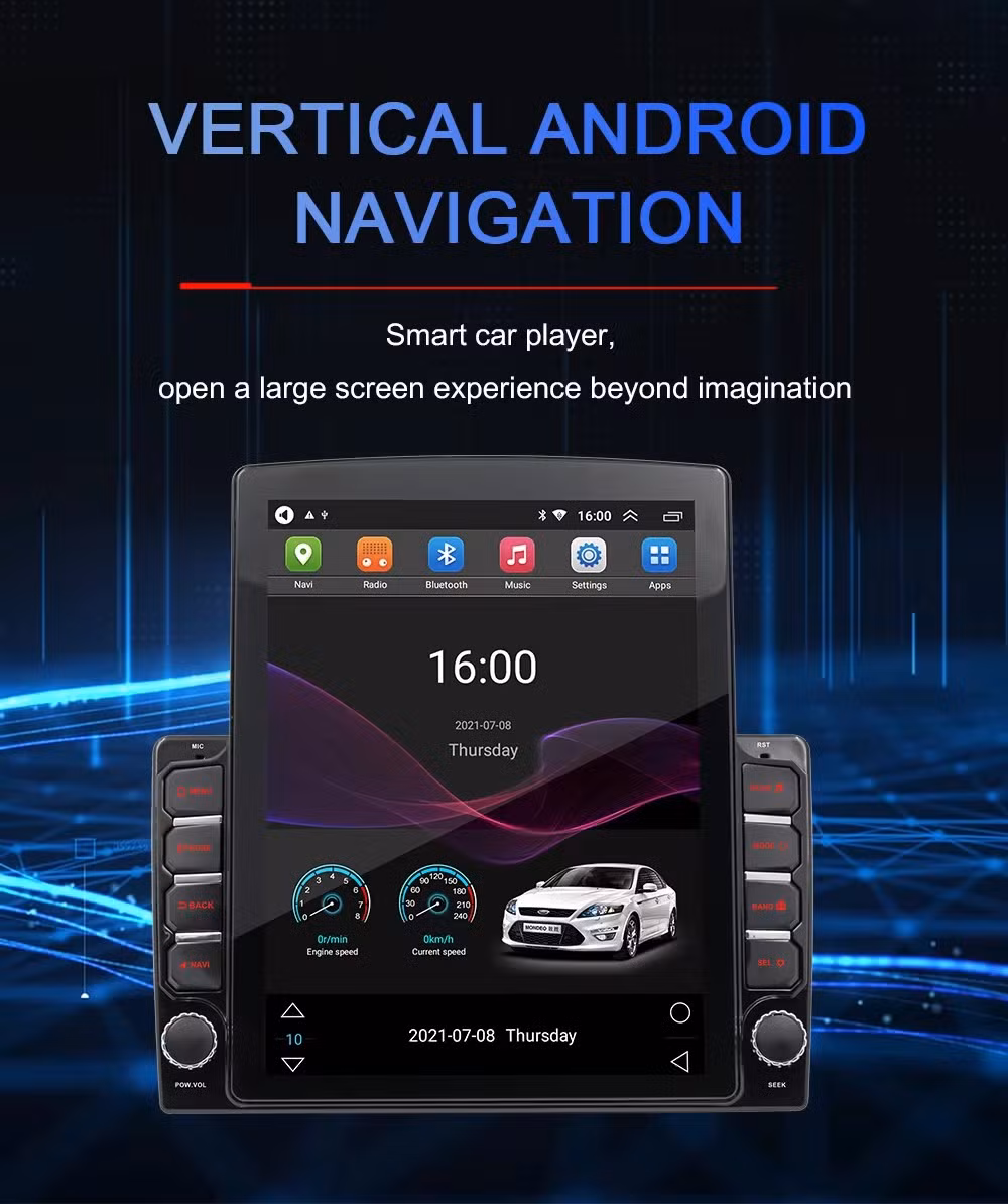 for Toyota Vios Yaris L 2016-2019 IPS 9.7 Inch Car Radio Auto Android 13 4+64G GPS Carplay Video Car DVD Player