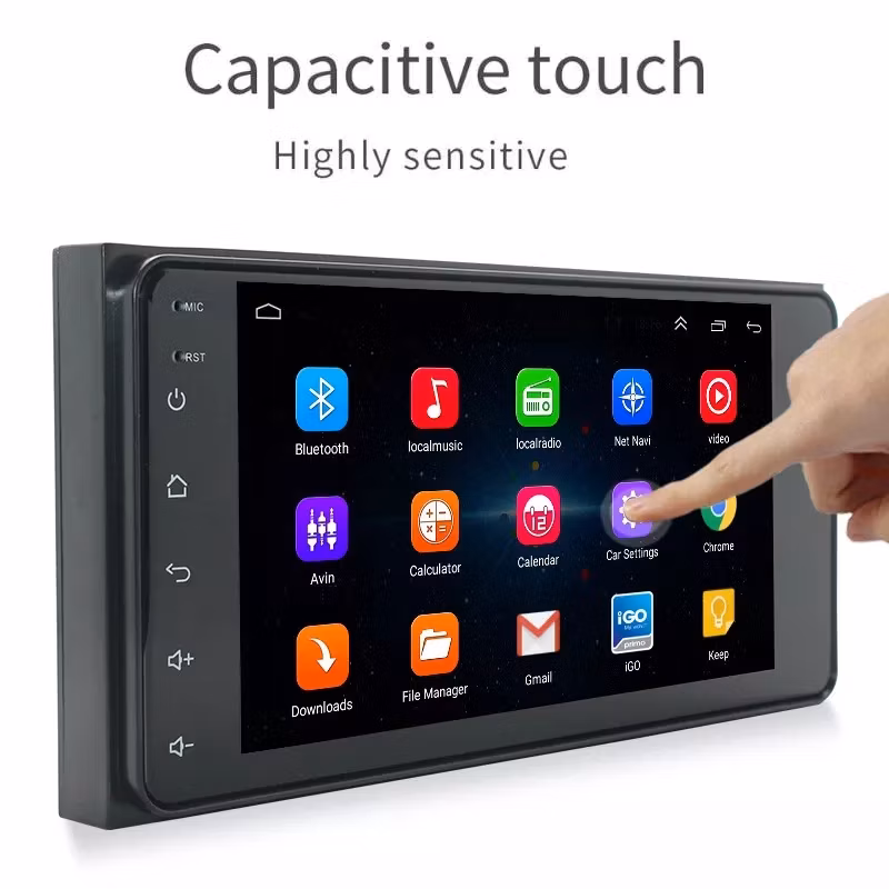 Suitable for Toyota GM 7′′ Touch Screen Car Double DIN Music Video Stereo Auto Radio Car MP3 MP4 DVD Player